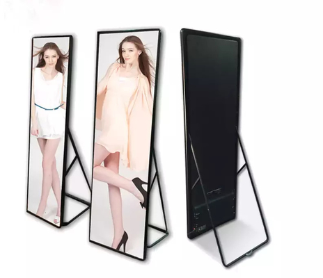 AC110V/220V LED Poster Display with 1.5mm/1.9mm/2.5mm/2mm 14bit Gray Scale IP40