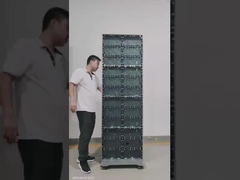 P1.86 P2 P2.5 โปสเตอร์ LED ที่พับได้ สําหรับร้านค้า สนามบิน โรงแรม และศูนย์การค้า