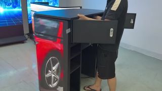 สร้างสรรค์ AVOE LED ผนังวิดีโอบูธดีเจหน้าจอวิดีโอ LED