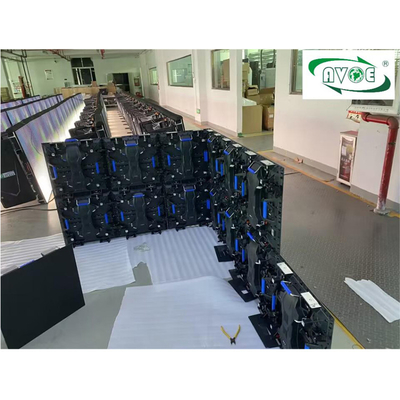 Type B P2.976 Outdoor Rental LED Screen SMD1415 Cube Display Curve Cabinets